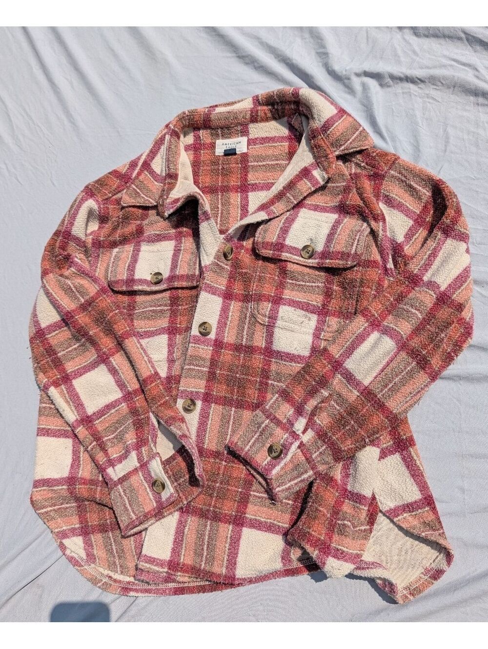 American Eagle Women’s Plaid Jacket Size Small